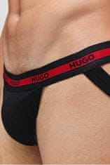 Hugo Boss 3 PACK - pánské slipy HUGO JOCK STRAP 50496724-621 (Velikost L)