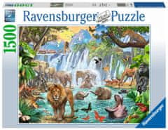 Ravensburger Puzzle Vodopád na safari 1500 dílků