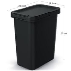 nabbi Odpadkový koš na tříděný odpad NKS12 12 l - černá