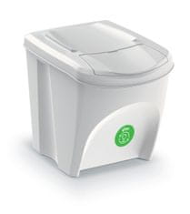 nabbi Odpadkový koš na tříděný odpad (3 ks) IKWB25S3 25 l - popelavá