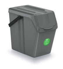 nabbi Odpadkový koš na tříděný odpad (3 ks) ISWB25S3 25 l - šedý kámen