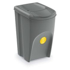 nabbi Odpadkový koš na tříděný odpad (4 ks) IKWB35S4 35 l - šedý kámen