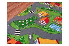 Dywany Lusczów Dětský koberec ROAD barevný, velikost 100x300