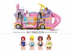 Sluban Girls Dream M38-B1165 Hudební dvoupatrový obytný vůz M38-B1165