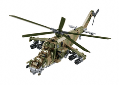 Sluban Army Model Bricks M38-B1137 Dělostřelecký vrtulník MI-24S M38-B1137