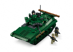 Sluban Army Model Bricks M38-B1136 Pěchotní bojové vozidlo BMP 3v1 M38-B1136