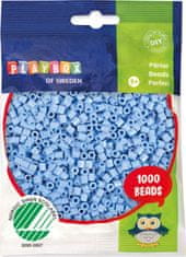 PLAYBOX Zažehlovací korálky pastelové - modré 1000ks