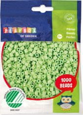 PLAYBOX Zažehlovací korálky pastelové - zelené 1000ks