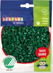 PLAYBOX Zažehlovací korálky - tmavě zelené 1000ks