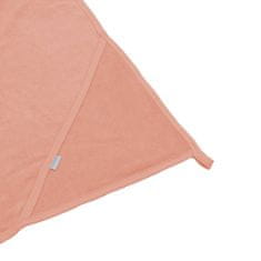 NEW BABY Dětská luxusní froté osuška s kapucí Comfortably 100x100 cm pink