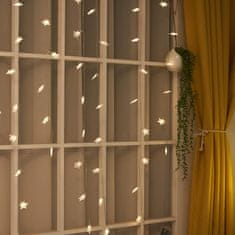 HOME & MARKER® LED vánoční dekorace - Hvězdy, Vánoční osvětlení, Vánoční LED dekorace do okna, na stromek, na poličku, 6m | STARYGLOW