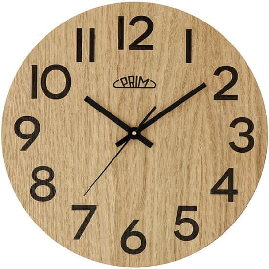 Prim Dřevěné designové hodiny PRIM Genuine Veneer