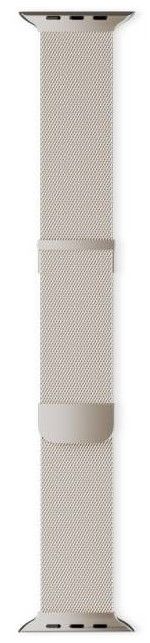 Levně EPICO Milanese+ pásek pro Apple Watch 38/40/41mm - hvězdně bílý