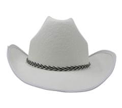Guirca Dámský kovbojský klobouk bílý