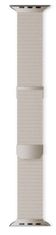 EPICO Milanese+ pásek pro Apple Watch 42/44/45/49mm - hvězdně bílý
