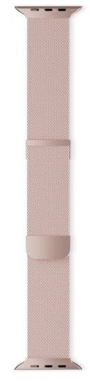 EPICO Milanese+ pásek pro Apple Watch 42/44/45/49mm - růžově zlatý
