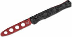 Benchmade 391T SOCP kapesní tréninkový nůž 11,3 cm, červená, černá, CF-Elite
