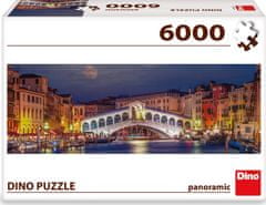 Dino Panoramatické puzzle Most Rialto 6000 dílků