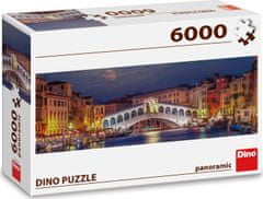 Dino Panoramatické puzzle Most Rialto 6000 dílků