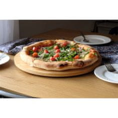 KRISBERG Krisberg bambusový podnos na pizzu otočný 35 cm KS2637