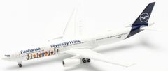 Herpa Airbus A330-343, Lufthansa ""Fanhansa - Diversity Wins", Zwickau"", Německo, 1/500