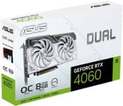 ASUS Dual GeForce RTX 4060 White OC Edition, 8GB GDDR6