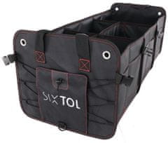 SIXTOL Organizér do kufru auta, 19 přihrádek a kapes, 92x37x32 cm, skládací - SIXTOL