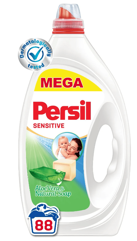 Levně Persil prací gel Sensitive pro citlivou pokožku 88 praní, 3960 ml