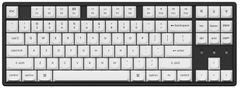 Keychron Double Shot PBT OSA Full Set Keycaps - profil OSA, Černá na bílé