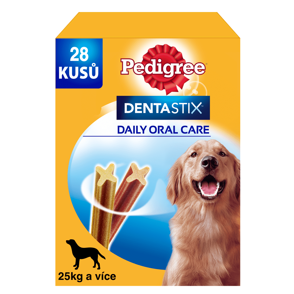 Levně Pedigree Dentastix Daily Oral Care dentální pamlsky pro psy velkých plemen 28 ks (1080 g)
