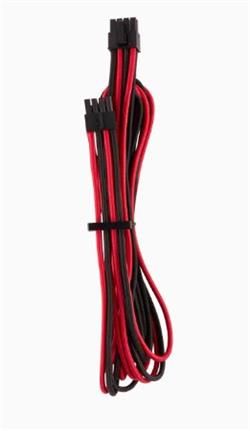 Corsair Premium Individually Sleeved EPS12V CPU cable, Type 4 (Generation 4), Červená/Černá