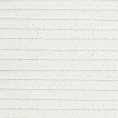 Greatstore Úložný koš šedý a bílý Ø 40 x 35 cm bavlna