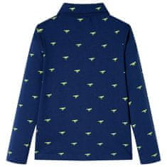 Greatstore Dětská košile potisk s dinosaury námořnická modrá 116