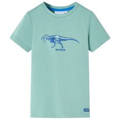 Greatstore Dětské tričko Dinosaurus světle khaki 104