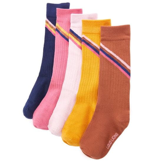Vidaxl Dětské ponožky 5 párů EU 23–26