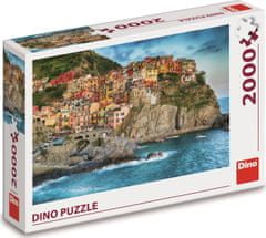 Dino Puzzle Barevná Manarola 2000 dílků