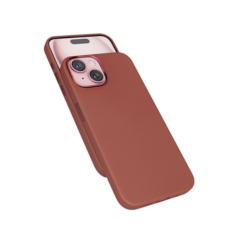 Levně EPICO Mag+ kožený kryt iPhone 15 Pro 81310131700002 - hnědý