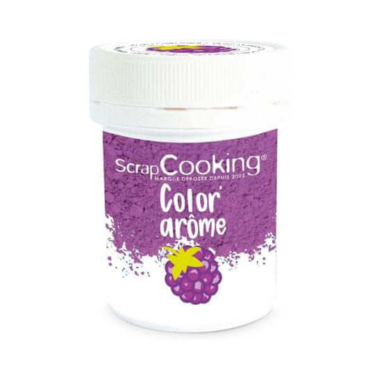 ScrapCooking Scrapcooking Color & Flavour - barvivo + aroma - fialová / OSTRUŽINA - 10g