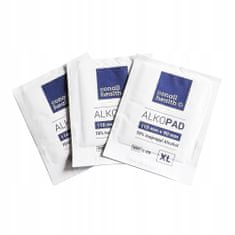 Conall Health ALKOPAD - gázové čtverečky pro dezinfekci, isopropylalkohol, XL 110x90mm, 100ks