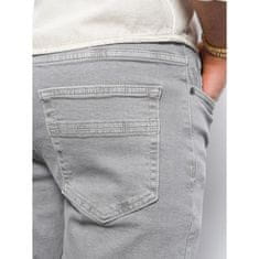 OMBRE Pánské džíny MITCH šedé MDN23956 L