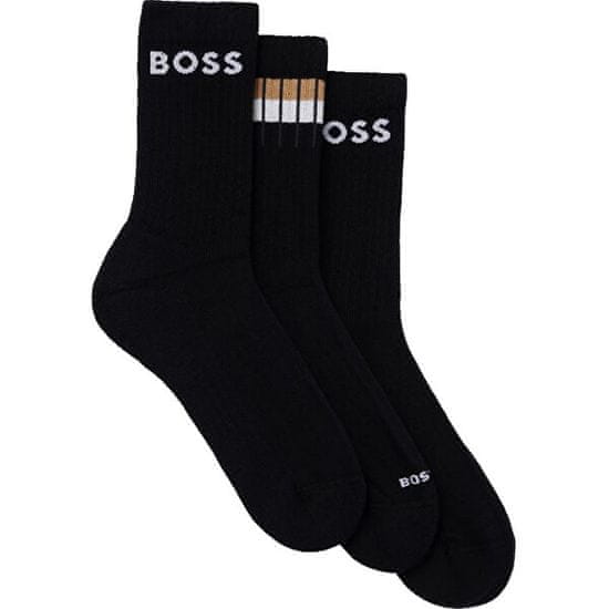 Hugo Boss 3 PACK - pánské ponožky BOSS 50510692-001