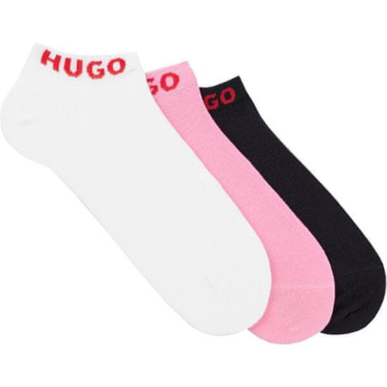 Hugo Boss 3 PACK - dámské ponožky HUGO 50502049-961