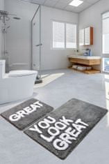 L'essentiel Koupelnová sada koberečků GREAT šedá