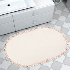 L'essentiel Koupelnový kobereček AMANDA II 100x150 cm bílý