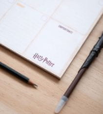 CurePink Stolní plánovací A4 podložka na stůl Harry Potter - Nebelvír/Gryffindor (21 x 29,7 cm)