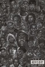 CurePink Plakát Hip Hop: All Stars (61 x 91,5 cm)
