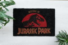 CurePink Rohožka Jurassic Park|Jurský park: Welcome (60 x 40 cm)