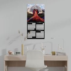 CurePink Oficiální nástěnný kalendář 2024 Pink Floyd 16 měsíců (SQ 30 x 30|60 cm)