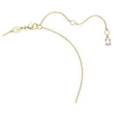 Swarovski Elegantní pozlacený náhrdelník s krystaly Matrix 5677141