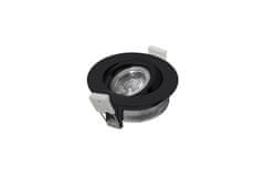 HEITRONIC HEITRONIC LED vestavné svítidlo DL6809, černá, teplá bílá dimm to warm IP44 7W 2800K 500953